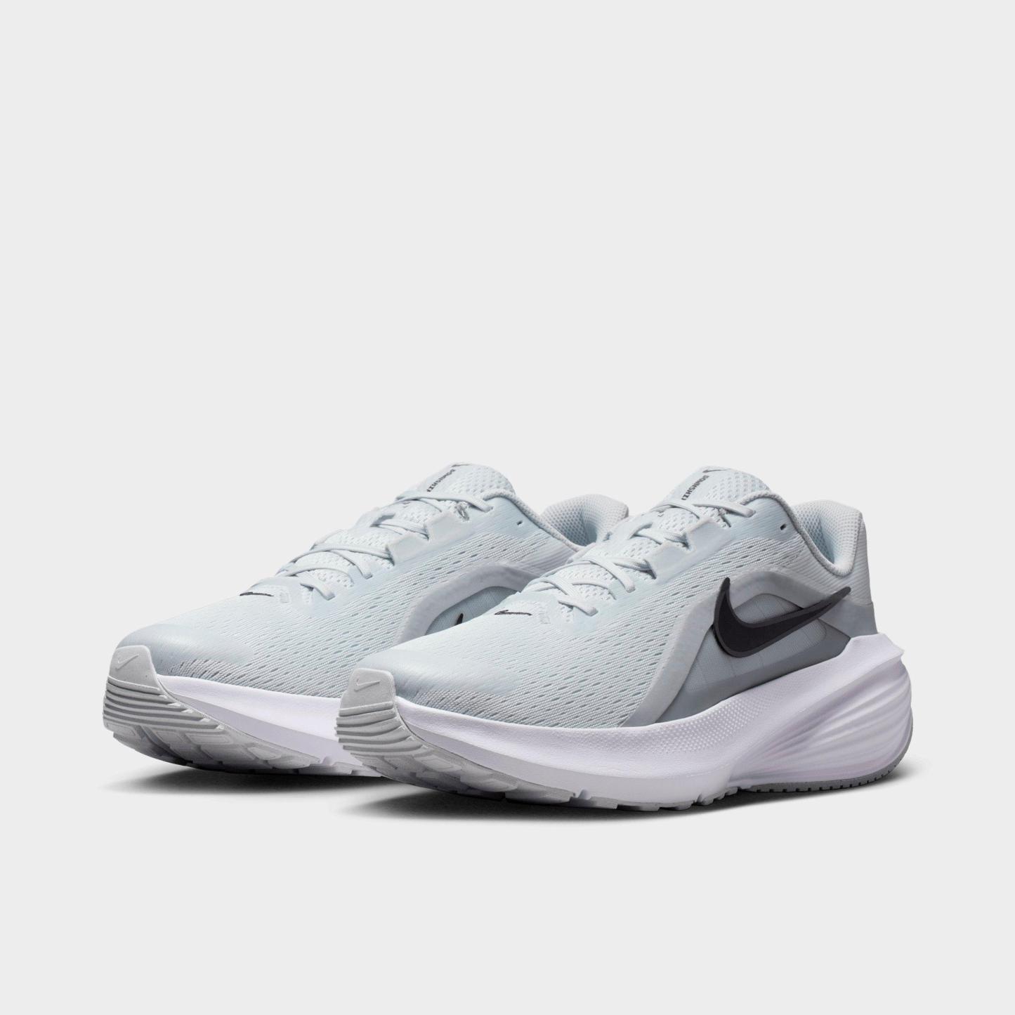 Men's Nithtke Downshifter 14 Running Shoes - Pure Platinum/Anthracite/Wolf Grey/Black - Both shoes facing left