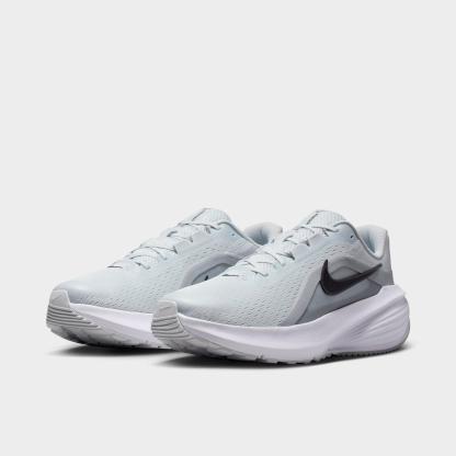 Men's Nithtke Downshifter 14 Running Shoes - Pure Platinum/Anthracite/Wolf Grey/Black - Both shoes facing left