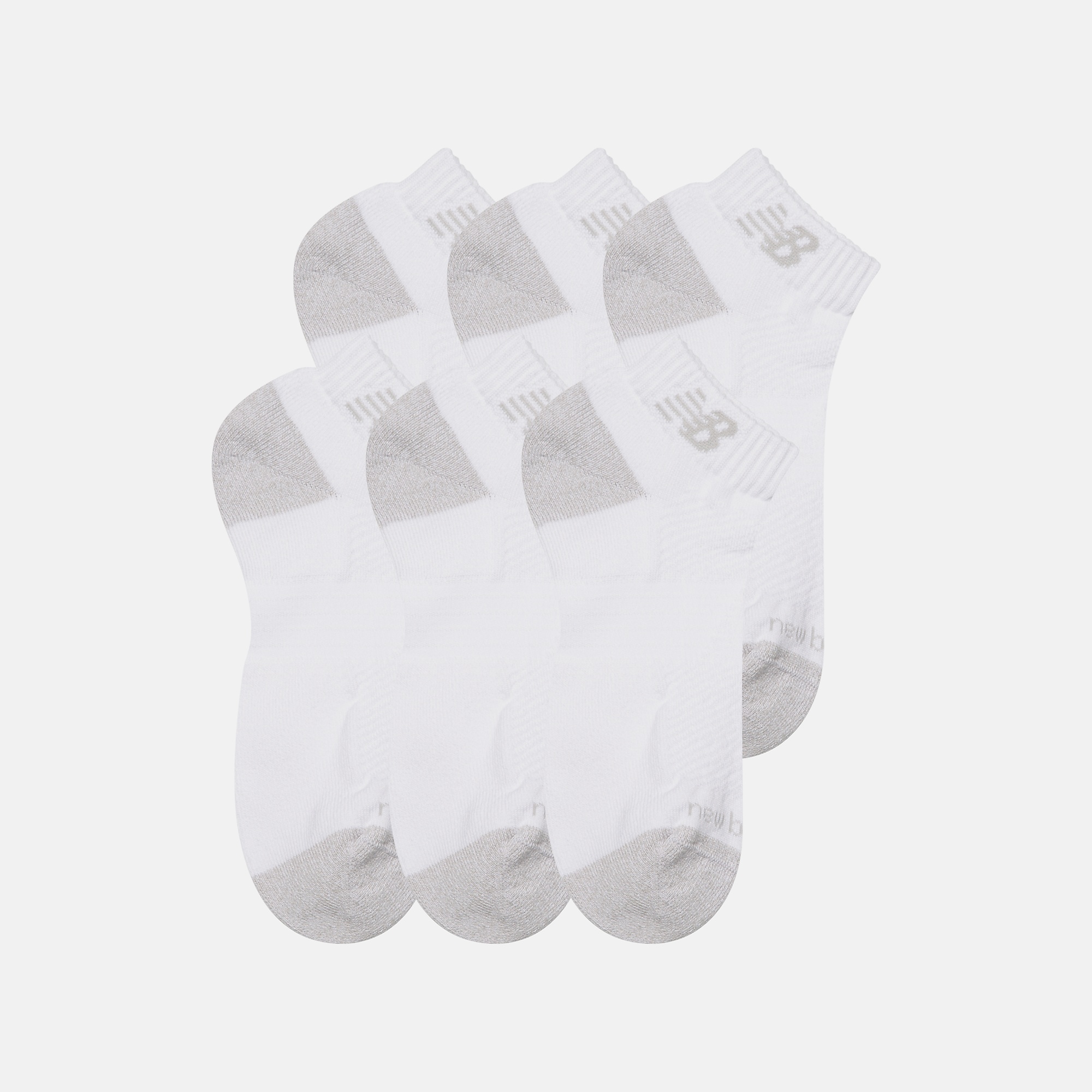 New Balance Active Low Cut Socks 6 Pack, LAS65203WT