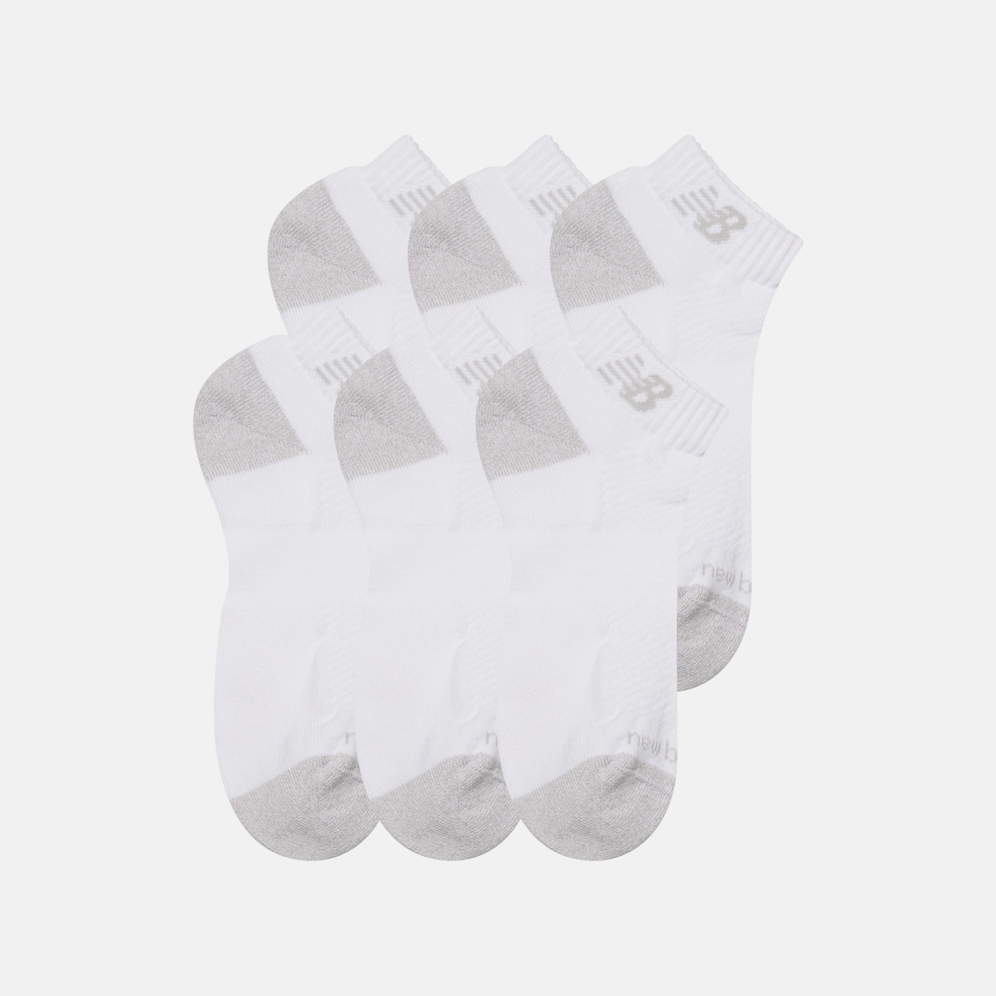 New Balance Active Low Cut Socks 6 Pack, LAS65203WT