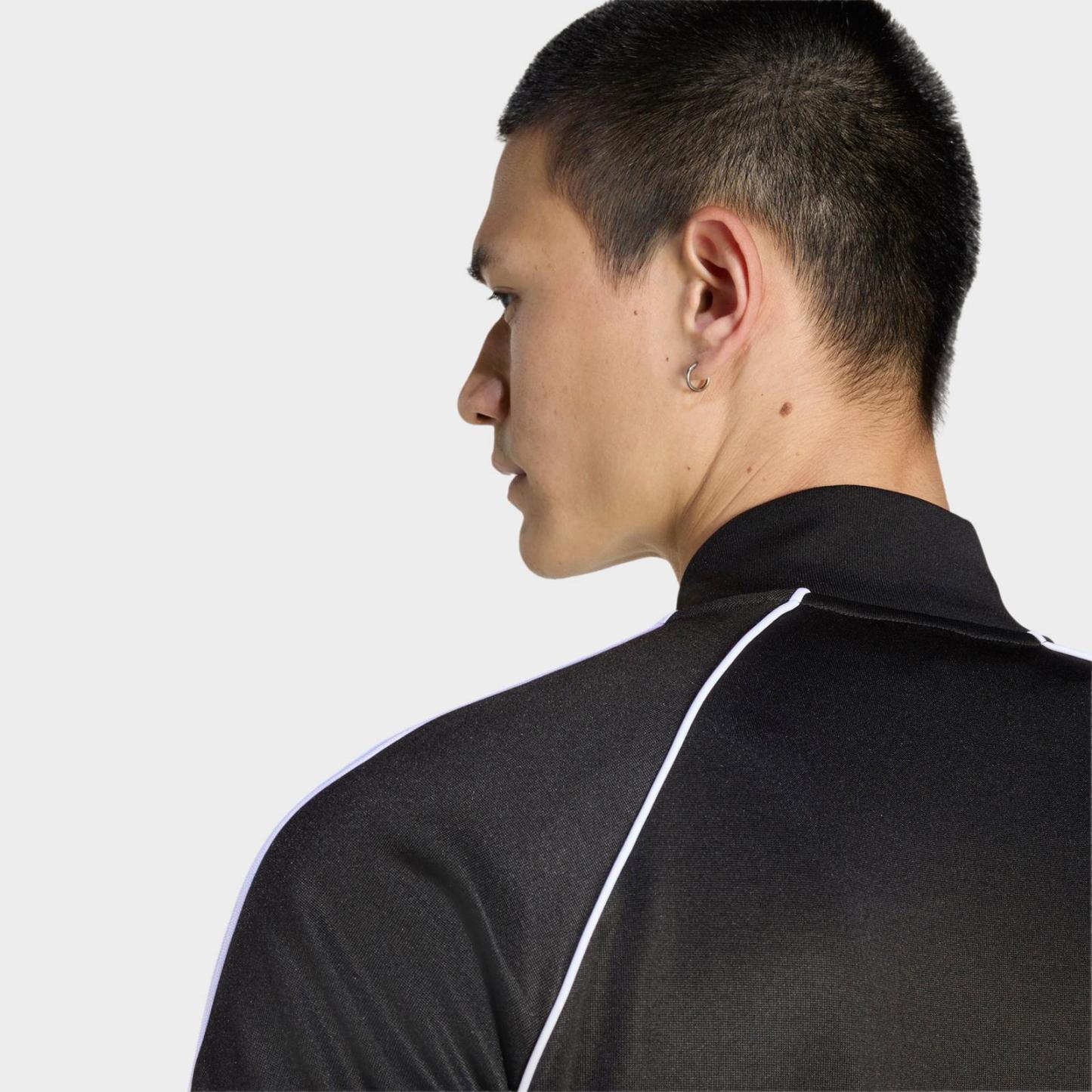 Men's adidas Originals SST Track Top - Black - view 5
