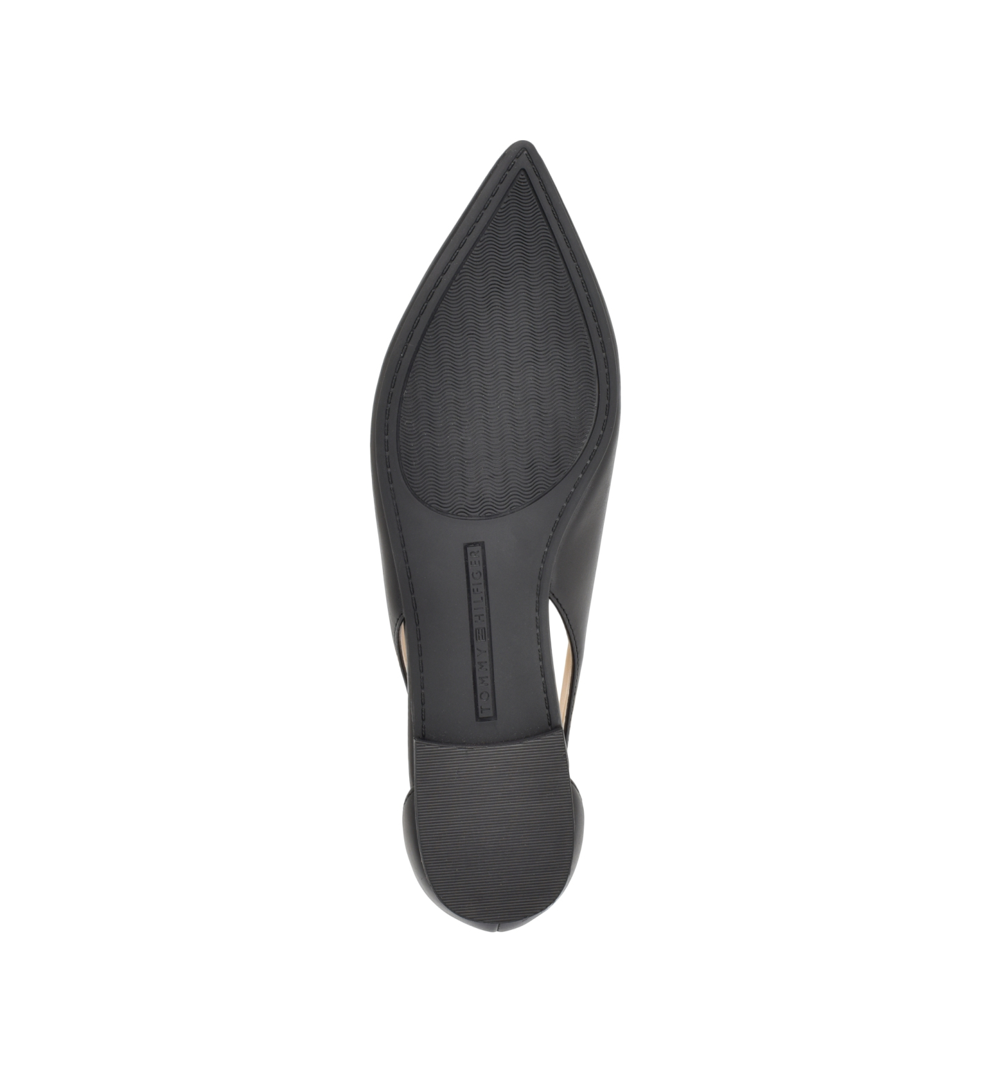 Tommy Hilfiger Women's Velahi Cutout Pointy Toe Flats - Black
