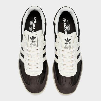 Men's adidas Originals Samba OG Nylon Casual Shoes - Aurora Coffee/Cream - Top view