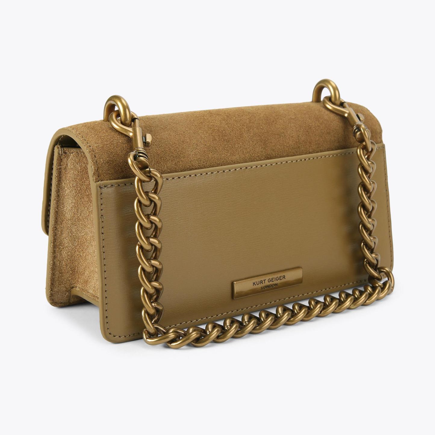 Kurt Geiger London Small Chelsea East West Bag - Tan - view 4