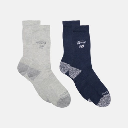 New Balance Boston City Sock 2 Pack, LAS51BOSAS