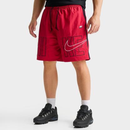 Men's Nike Sportswear Club Gel Block Sport Shorts - Gym Red/Black/White