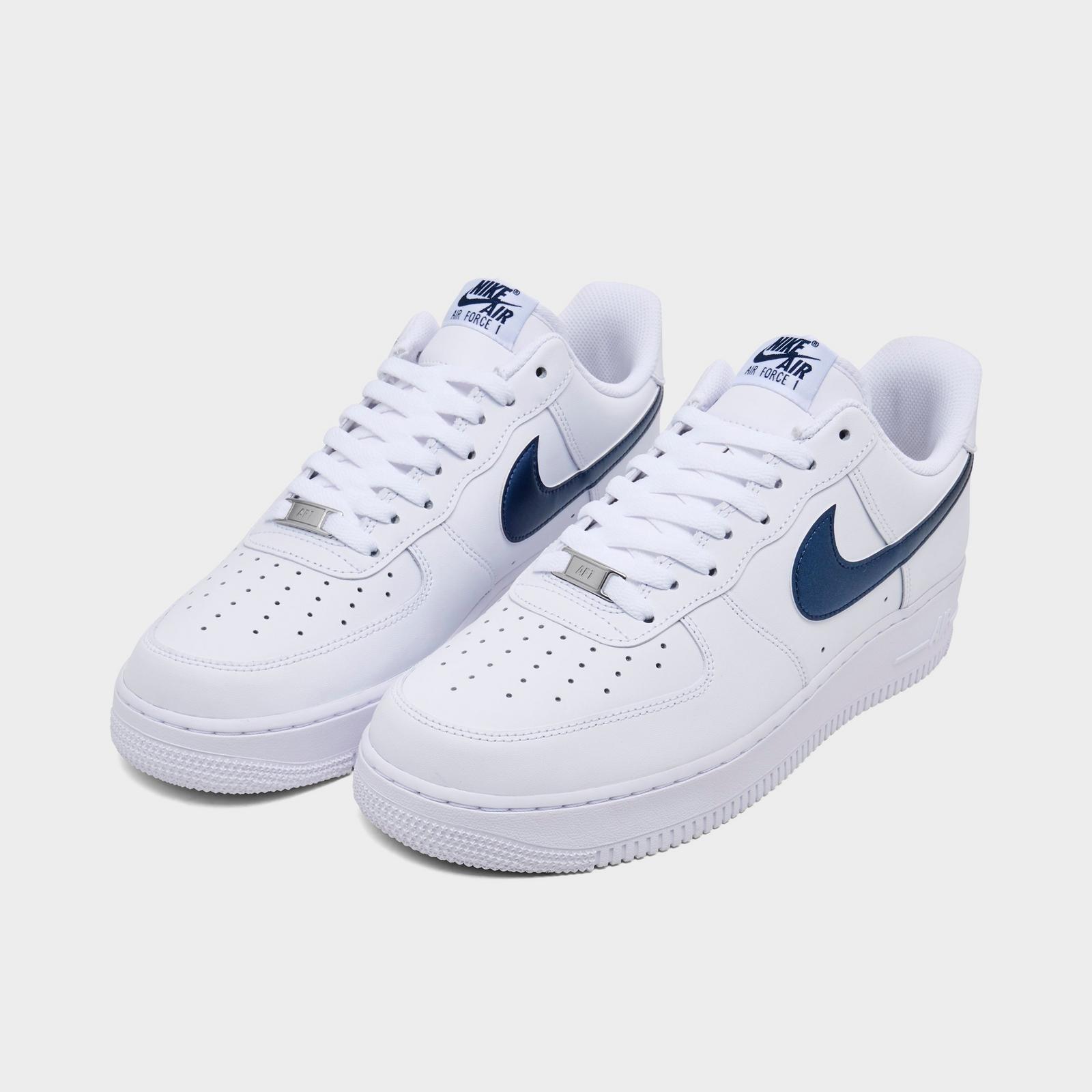 Men's Nike Air Force 1 '07 LV8 SE Team USA Casual Shoes - White/Midnight Navy/University Red