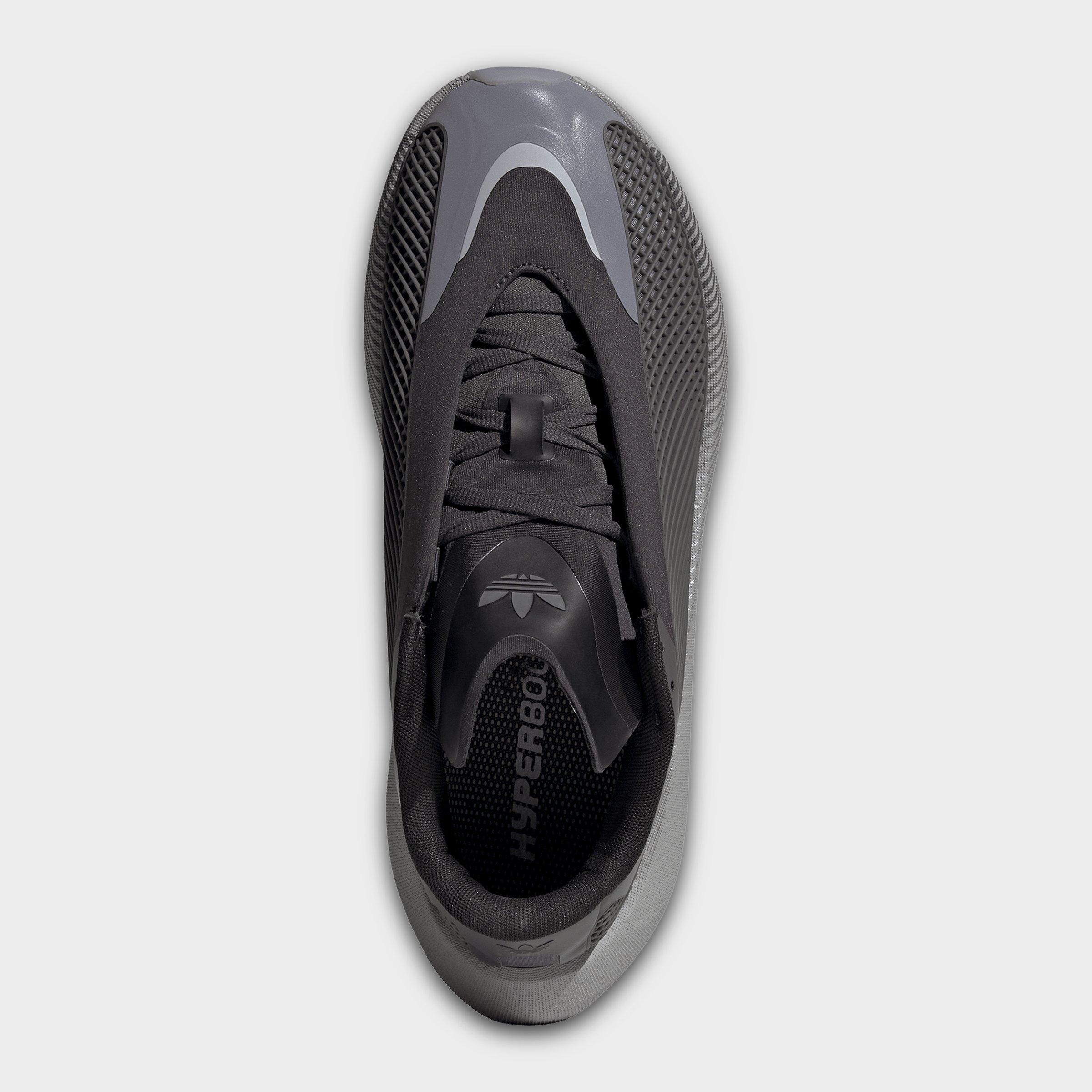 Men's adidas Originals HYPERBOOST EPHR Casual Shoes - Core Black/Grey/Glory Grey - Top view