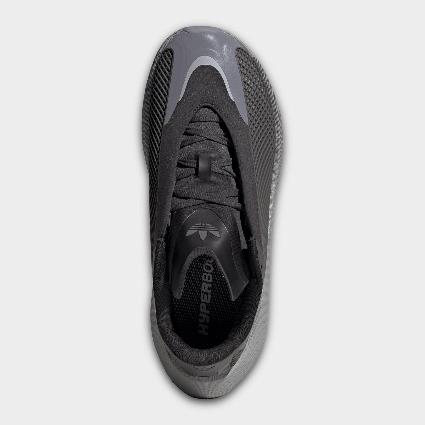 Men's adidas Originals HYPERBOOST EPHR Casual Shoes - Core Black/Grey/Glory Grey - Top view