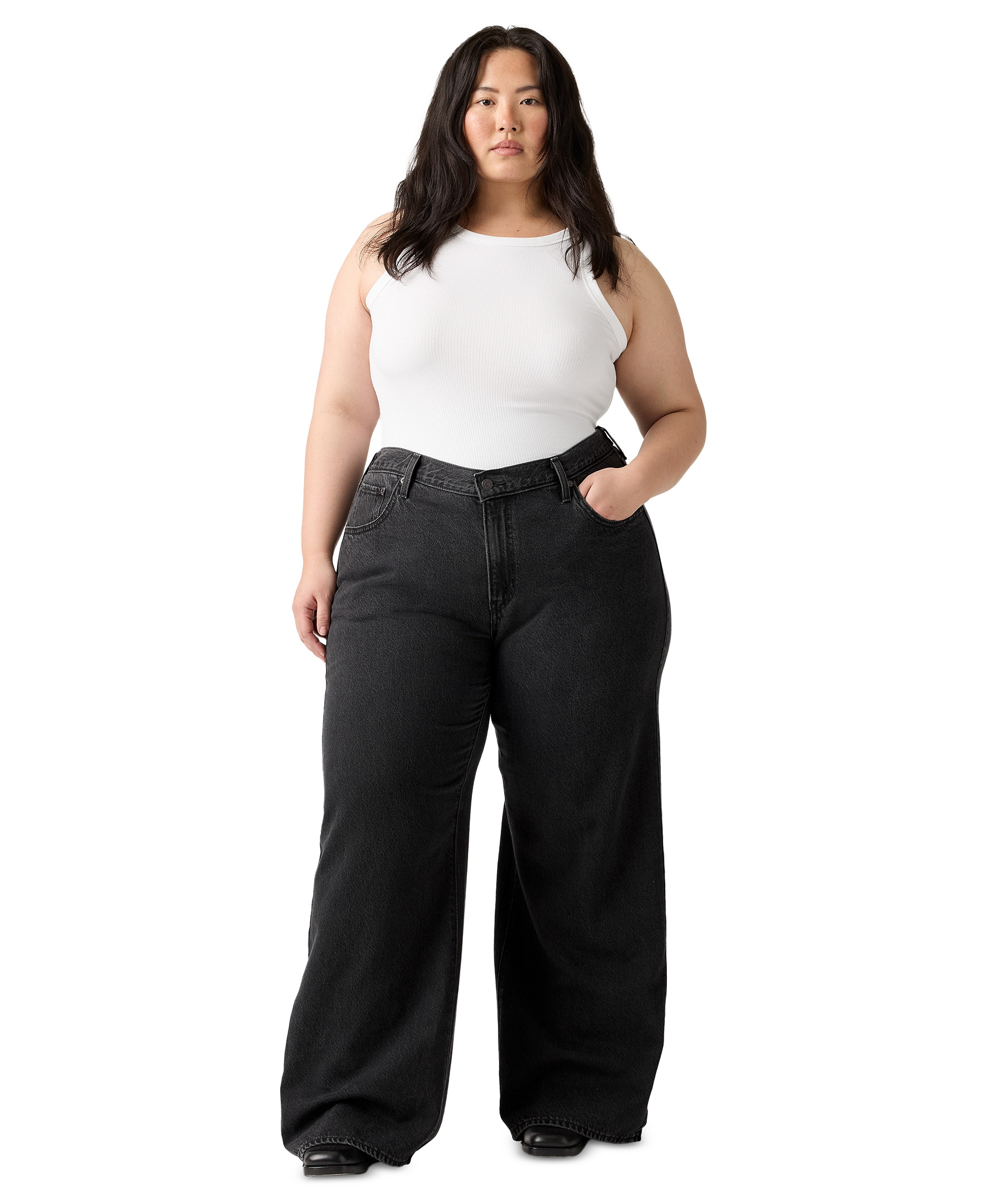 Levi's Women's Cinch-Waist Lightweight Baggy Jeans - Capturing Moments