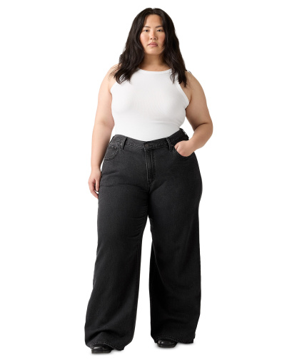 Levi's Women's Cinch-Waist Lightweight Baggy Jeans - Capturing Moments