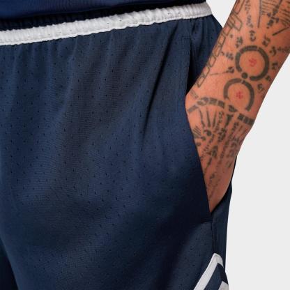 Men's Jordan Sport Dri-FIT Mesh Diamond Shorts - Midnight Navy/White - view 5
