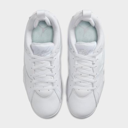 Men's Air Jordan MVP 92 Casual Shoes - White/Pure Platinum - view 5