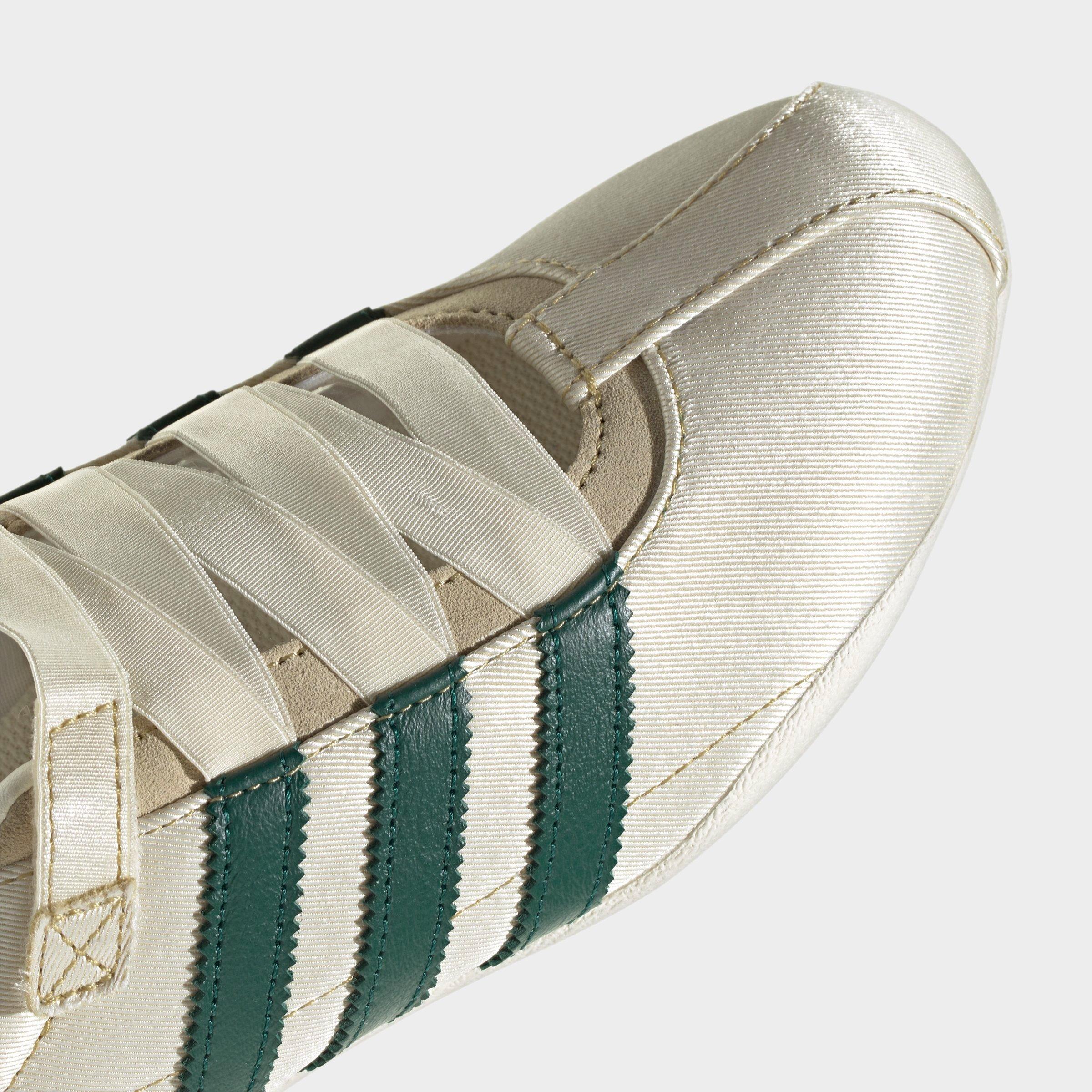 Women's adidas Originals Tokyo MJ Casual Shoes - Part 1 - Thermal Chrome/Collegiate Green/Gold Metallic - Detail shot