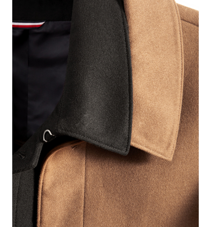 Tommy Hilfiger Men Modern Fit Car Coat - Taupe
