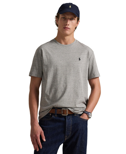 Polo Ralph Lauren Men's Embroidered Pony Classic-Fit T-Shirt - Dark Vintage Heather