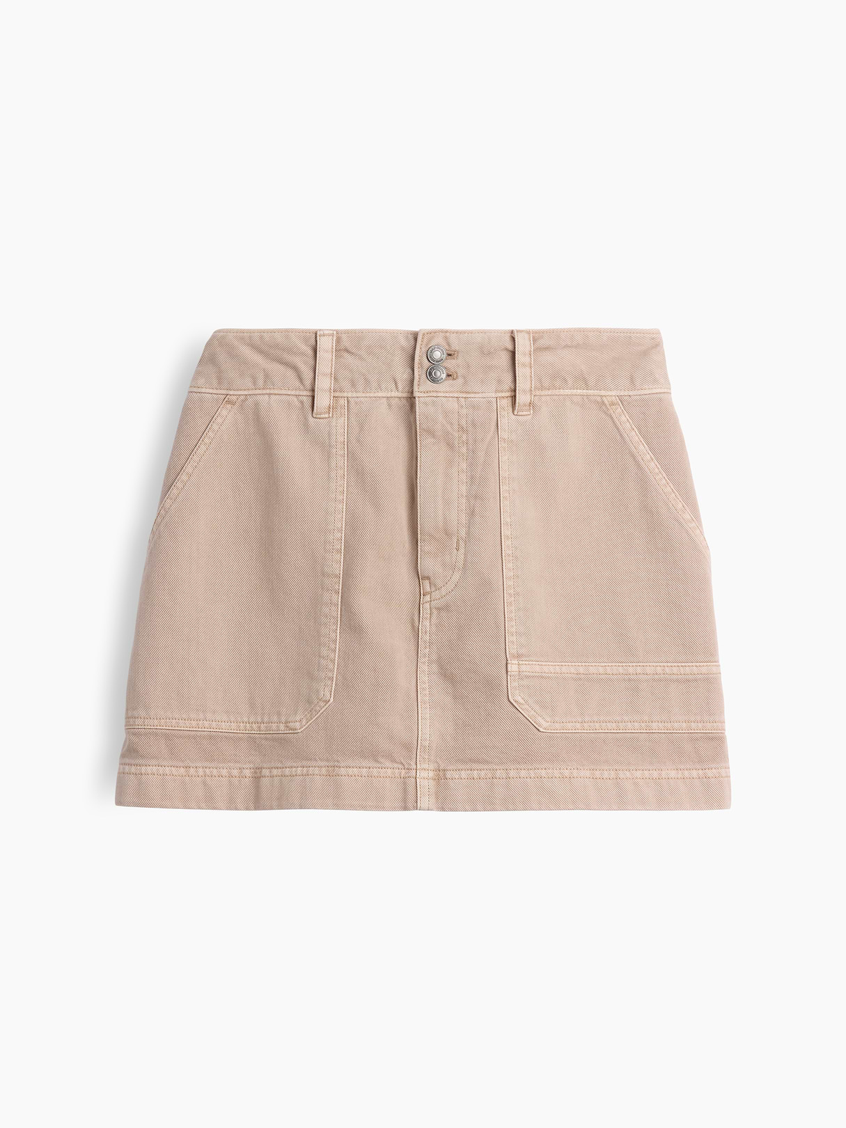 High Rise Mini Utility Skort - Wicker tan