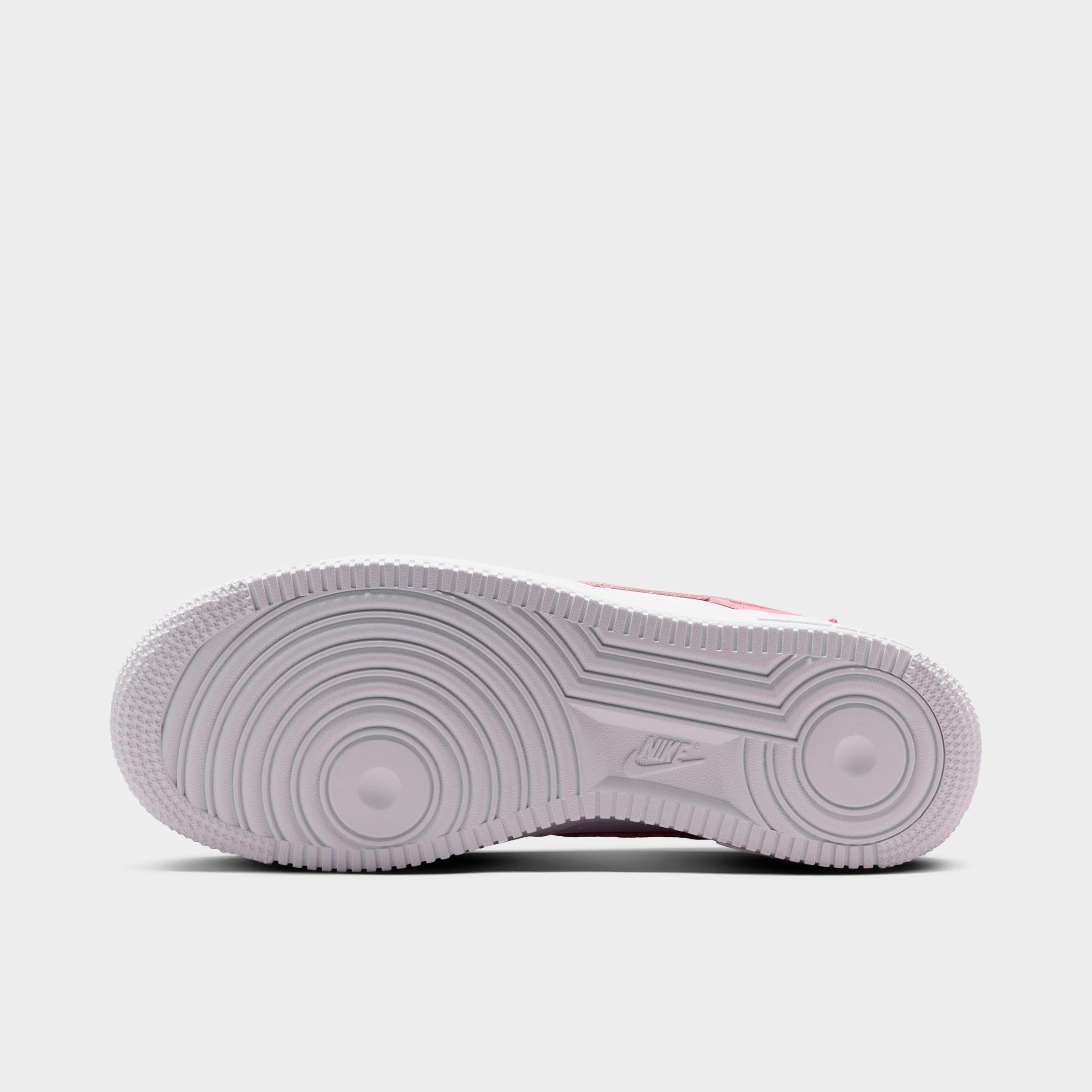 Women's Nithtke Air Force 1 Low SE Casual Shoes - White/Peony/Pink Foam - Bottom view