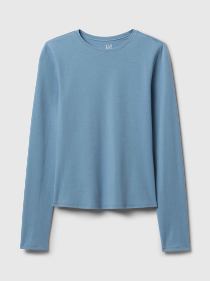 CloseKnit Jersey T-Shirt - Soft cornflower blue