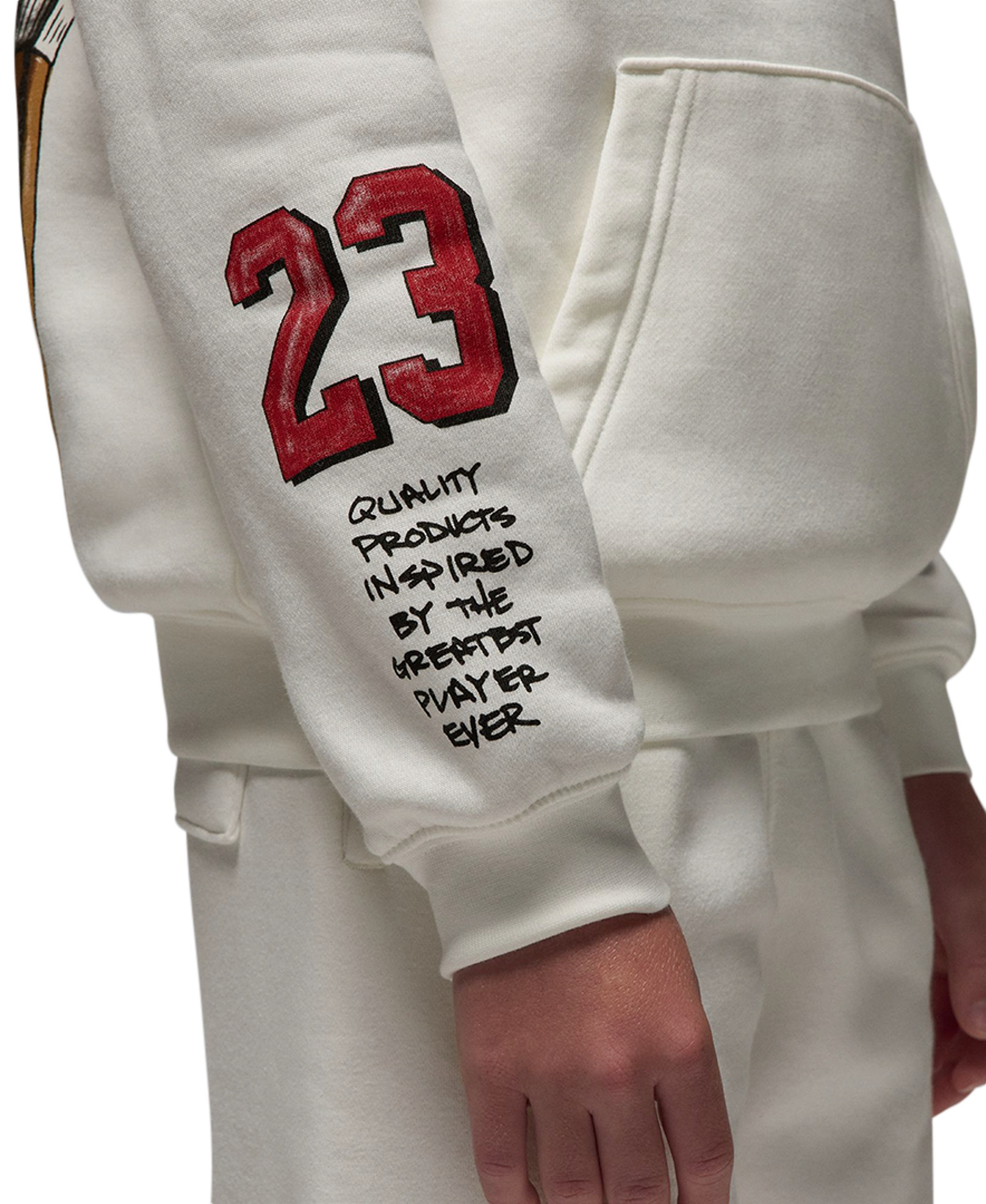 Jordan Boys' 8-20 Long-Sleeve Graphic Hoodie - Sail