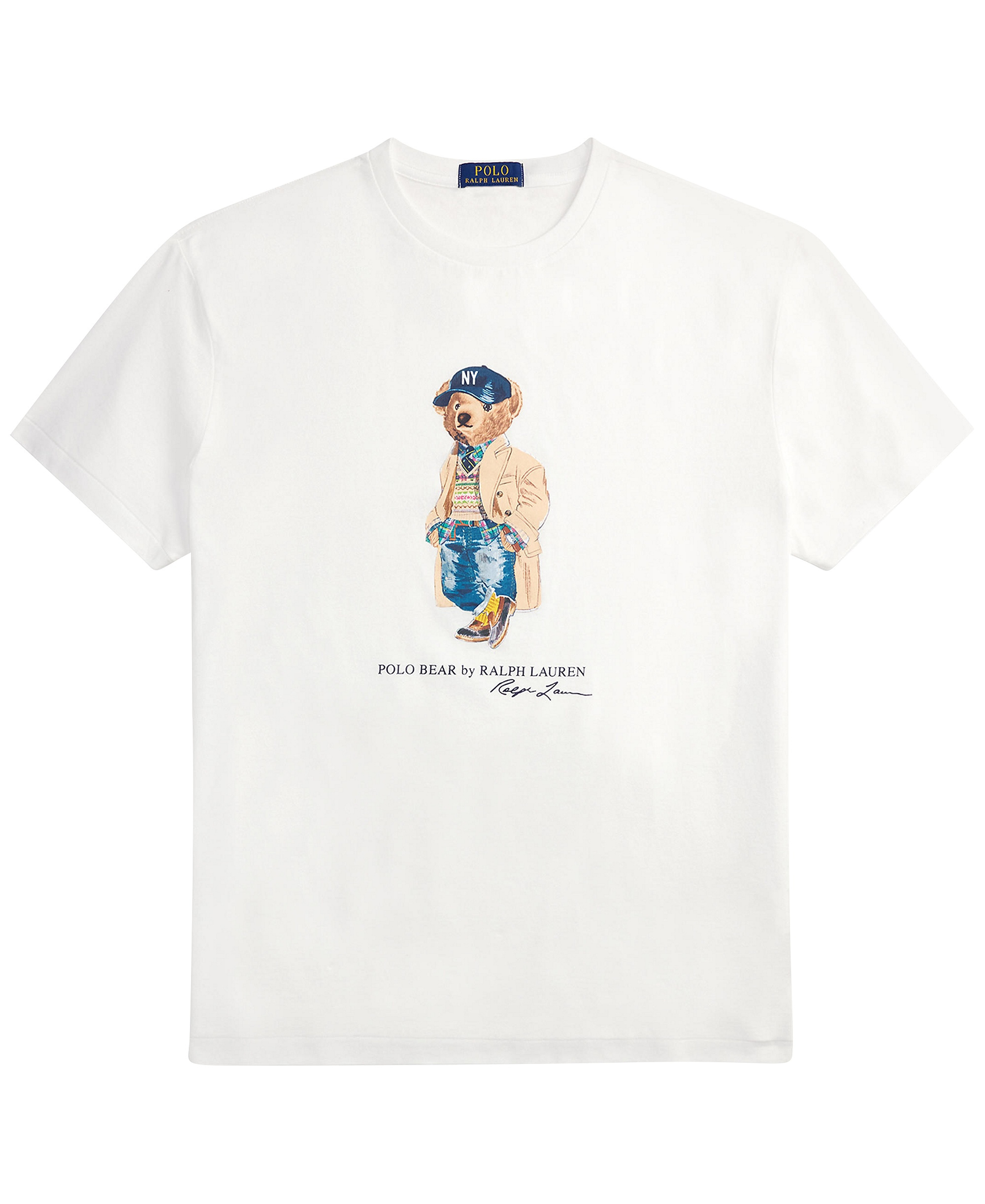 Polo Ralph Lauren Men's Classic-Fit Polo Bear T-Shirt - White