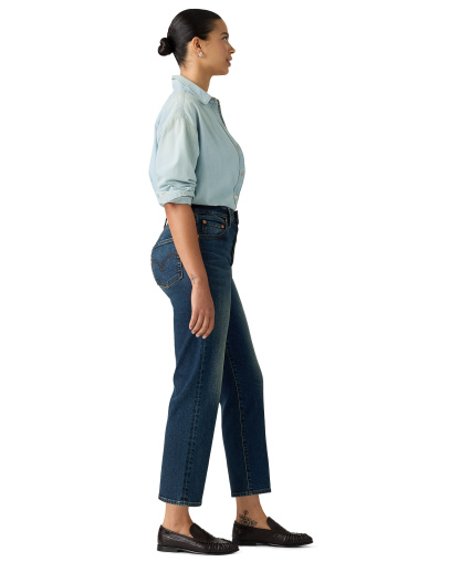 Levi's Women's Ribcage High-Rise Straight Ankle Jeans - She Is Rea