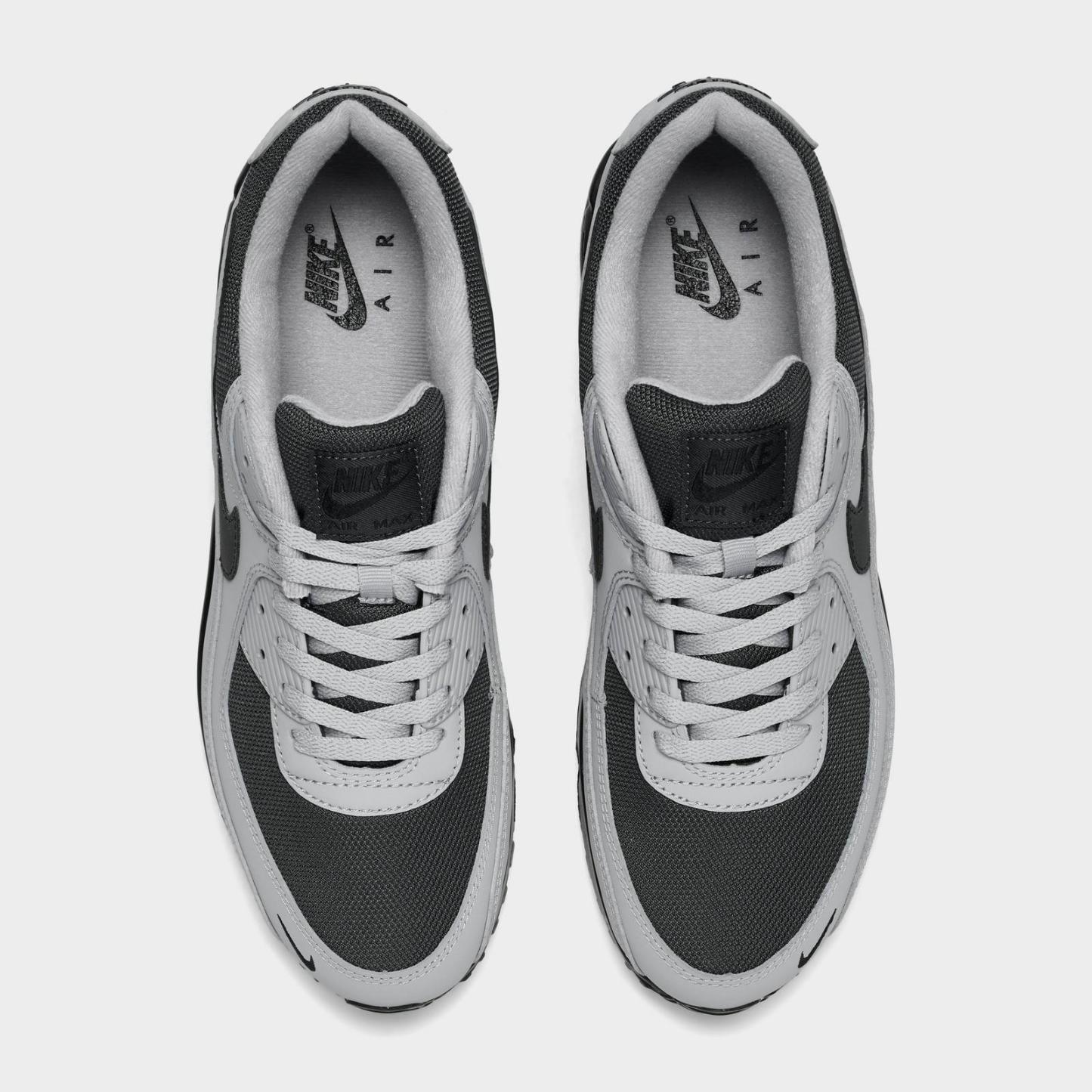 Men's Nike Air Max 90 Casual Shoes - Light Smoke Grey/Anthracite/Photon Dust/Black
