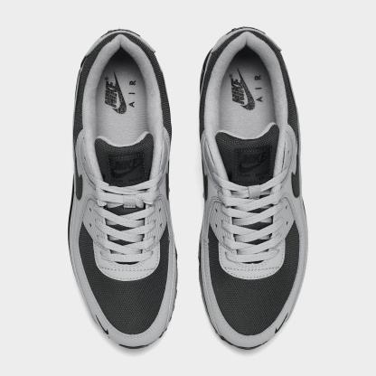 Men's Nike Air Max 90 Casual Shoes - Light Smoke Grey/Anthracite/Photon Dust/Black