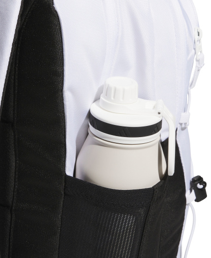 adidas Men's Amplifier Bungee Laptop Backpack - White/Black