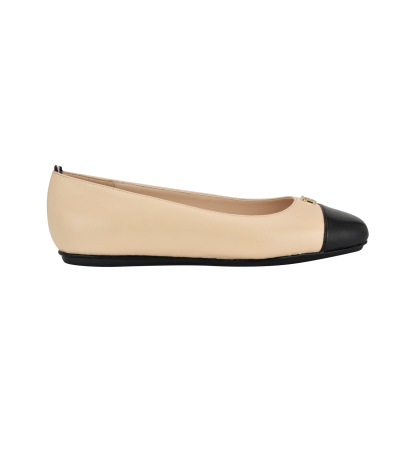 Tommy Hilfiger Women's Bekim Cap Toe Ballet Flats - Ivory
