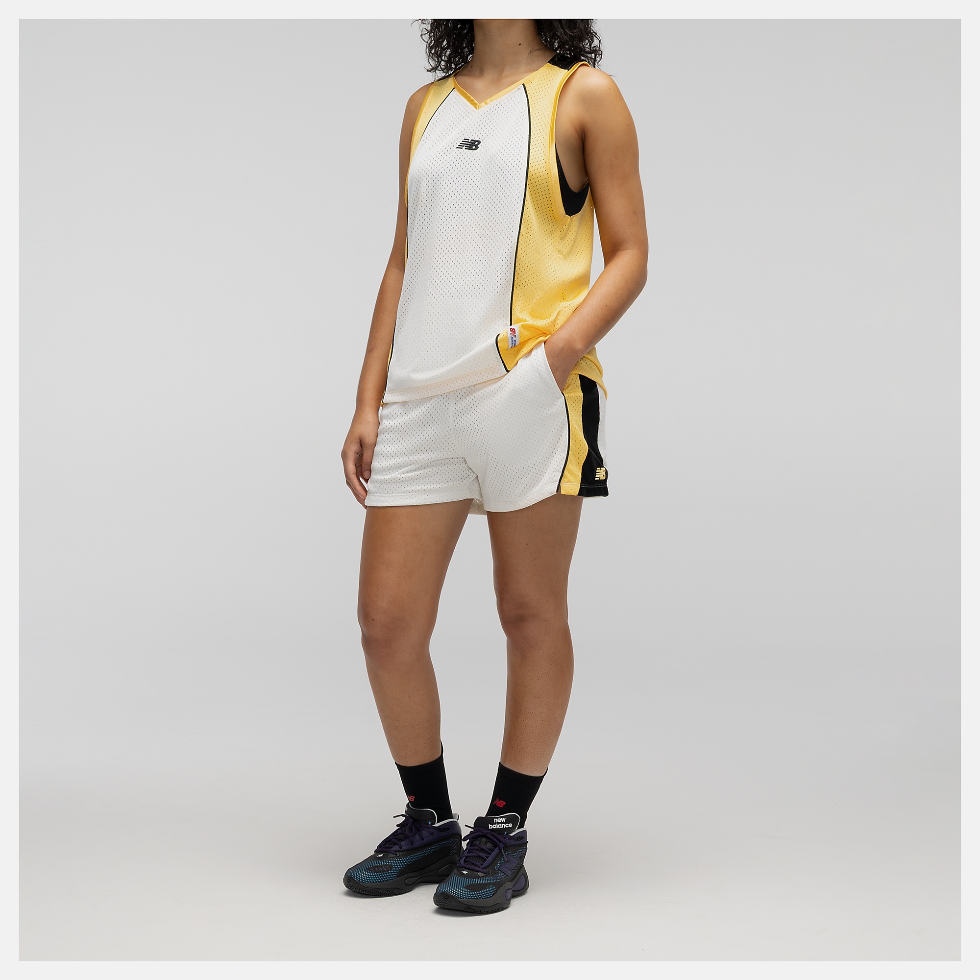 New Balance Basketball Performance Mesh Short, WB61O09QSST