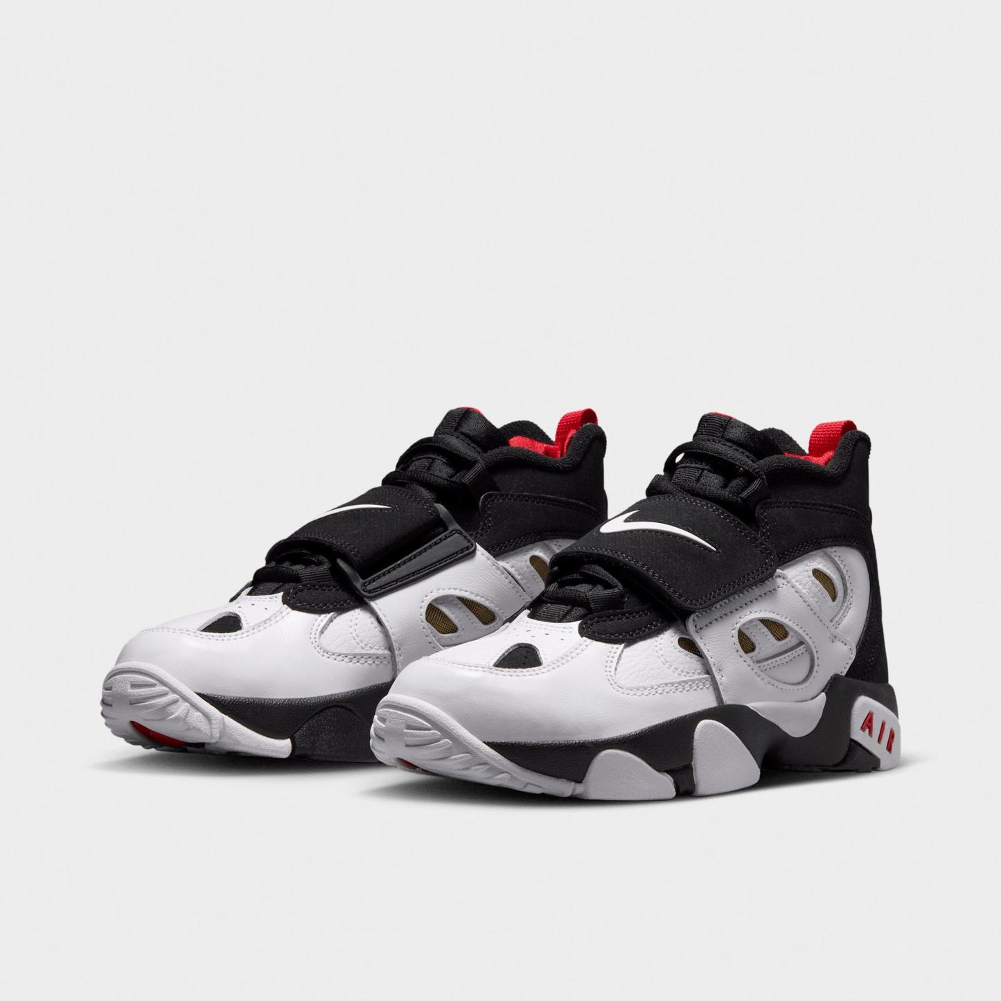 Big Kids' Nithtke Diamond Turf 2 Casual Shoes - Black/Fire Red/White/Metallic Gold - Both shoes facing left