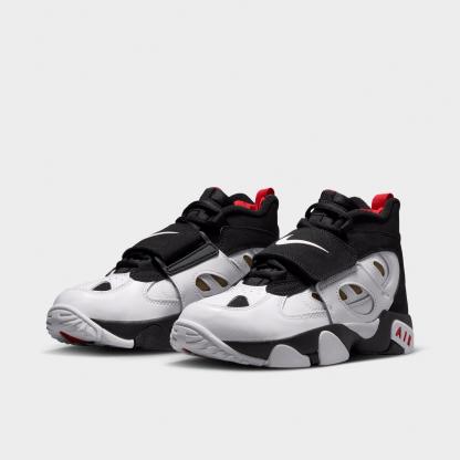Big Kids' Nithtke Diamond Turf 2 Casual Shoes - Black/Fire Red/White/Metallic Gold - Both shoes facing left