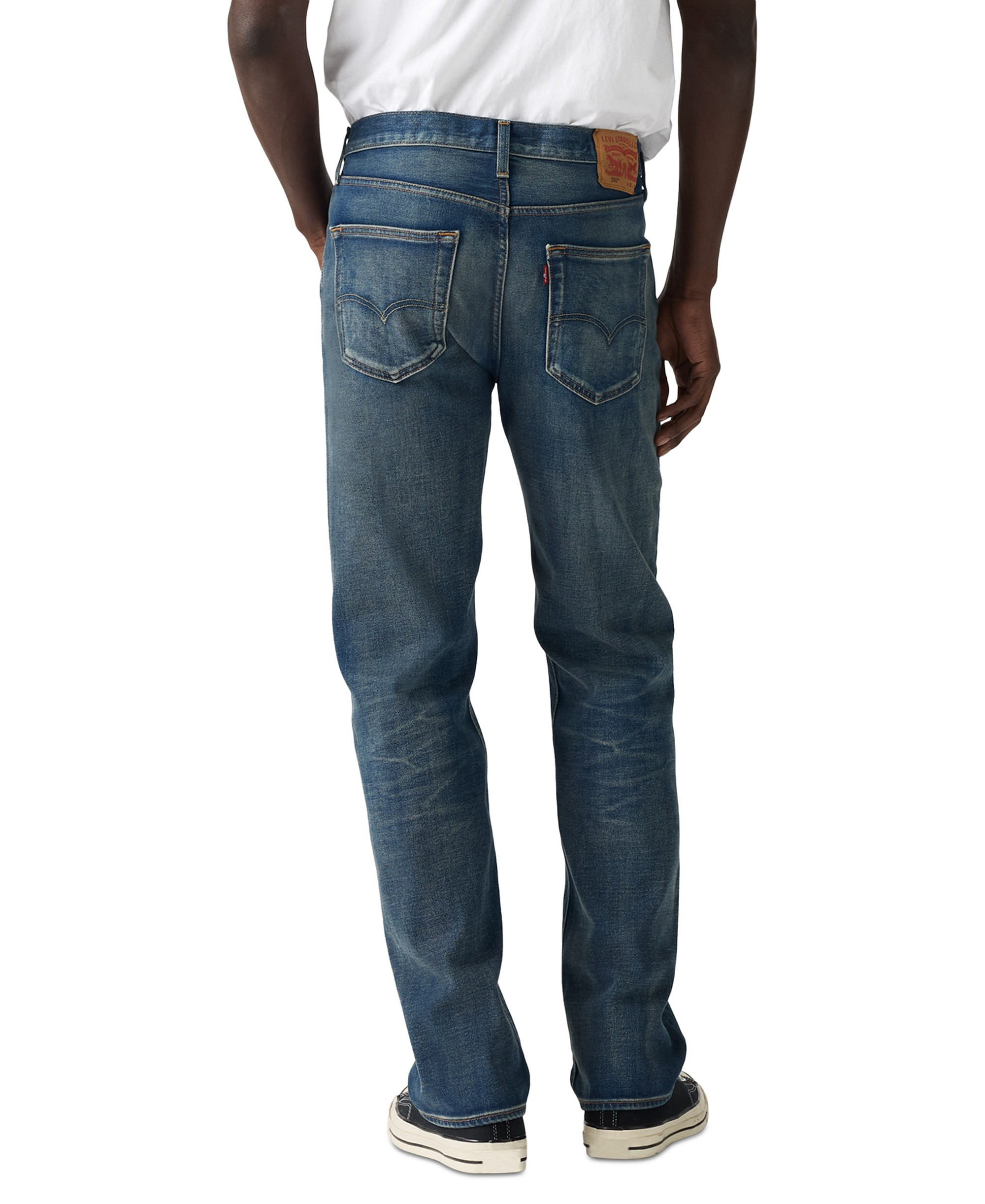 Levi's Men's 501 Straight-Fit Button Fly Stretch Jeans - 3pm In Columbus