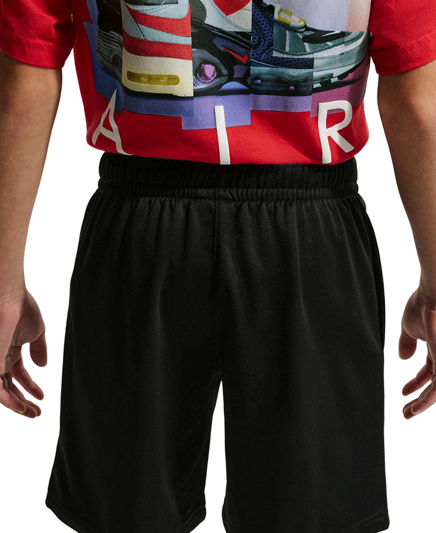 Nike Boys' 8-20 Sportswear Crewneck Sweatshirt & Shorts, 2-Piece Set - Black/white/black/white