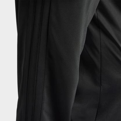 Men's adidas Dayready Open Hem Track Pants - Black/Black