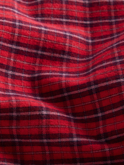 Adult Softest Flannel PJ Pants - Red tartan