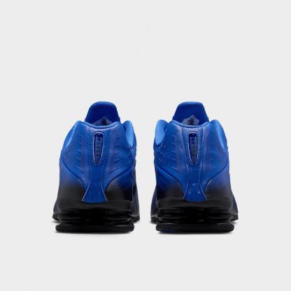 Men's Nithtke Shox R4 Casual Shoes - Racer Blue/Black/Black - Back view