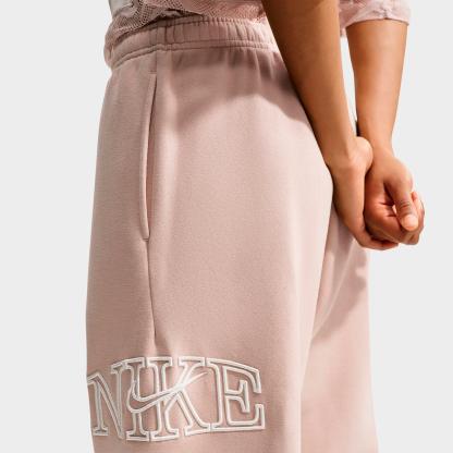 Women's Nithtke Studio Fleece Medium-Weight "Graphic Pack" Oversized Cuffed Logo Pants - Cream II/Sail