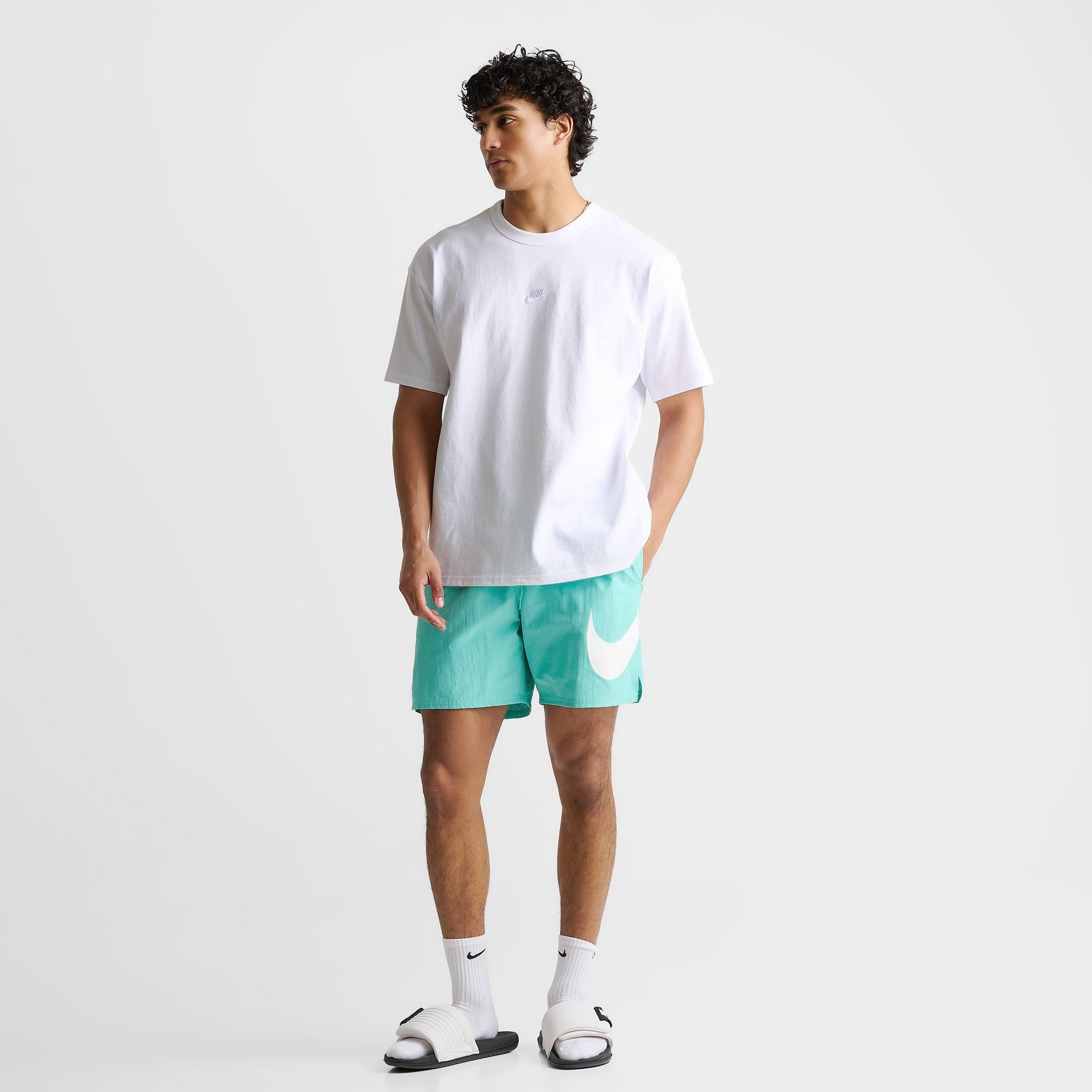 Men's Nithtke Swim Breaker 7-Inch Lined Volley Shorts - Bleached Turquoise