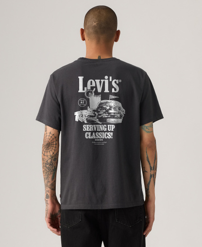 Levi's Men's Graphic Logo Batwing Short-Sleeve T-shirt - Phantom