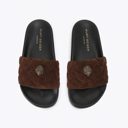 Kurt Geiger London Meena Eagle Slide - Brown - view 3