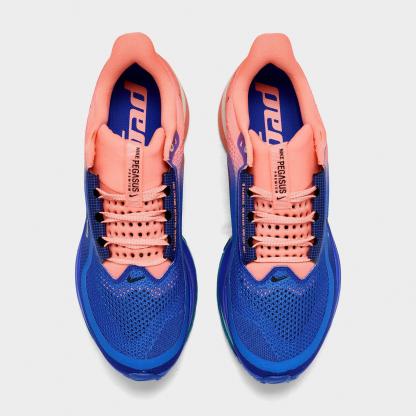 Men's Nithtke Pegasus Premium Running Shoes - Part 1 - Racer Blue/Atomic Pink/Volt Tint/Black - Top view