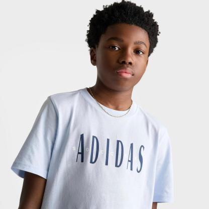 Boy's Big Kids' adidas Soccer T-Shirt - Crystal Sky - view 5