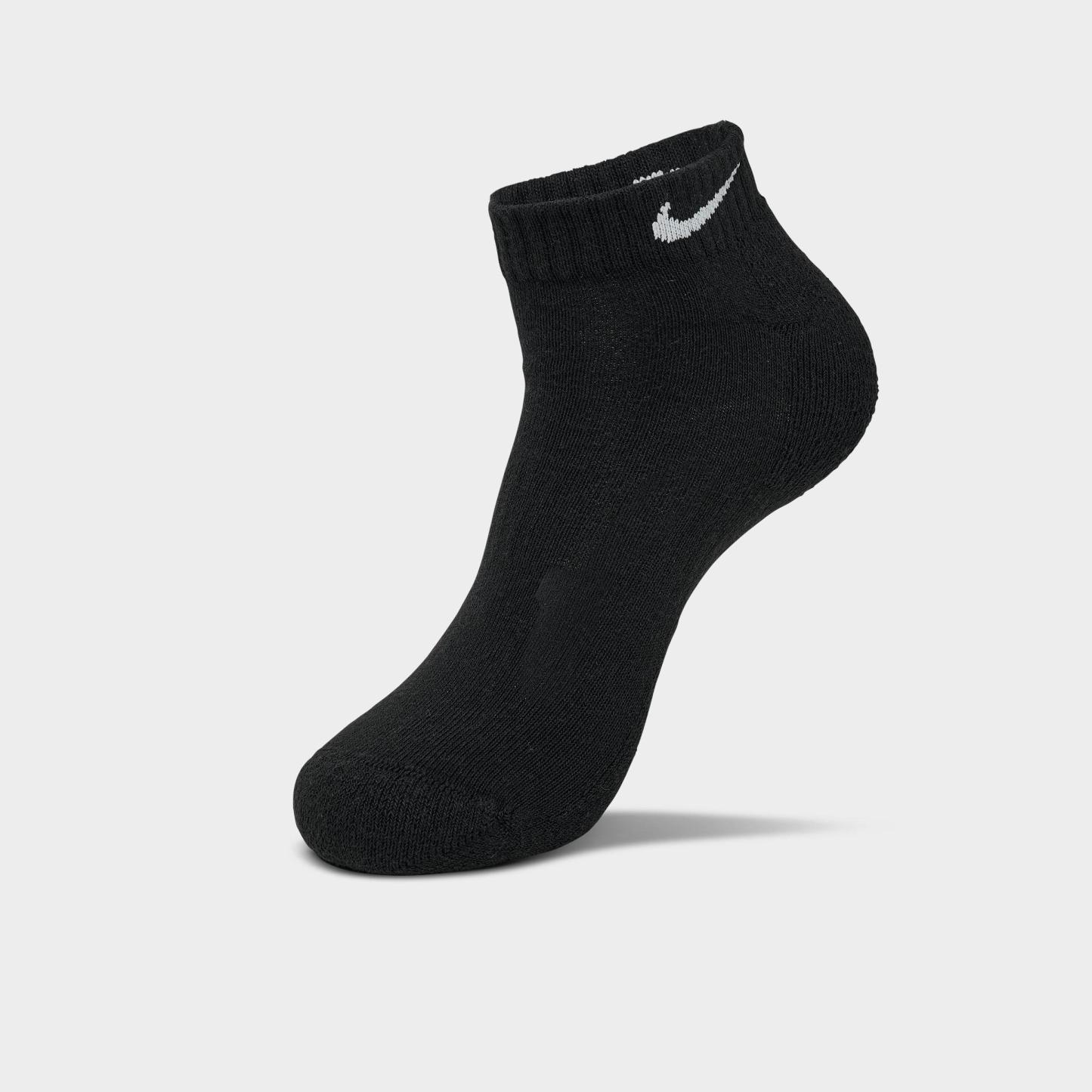 Nithtke Everyday Cushioned Training Low Socks (3-Pack) - Black/White