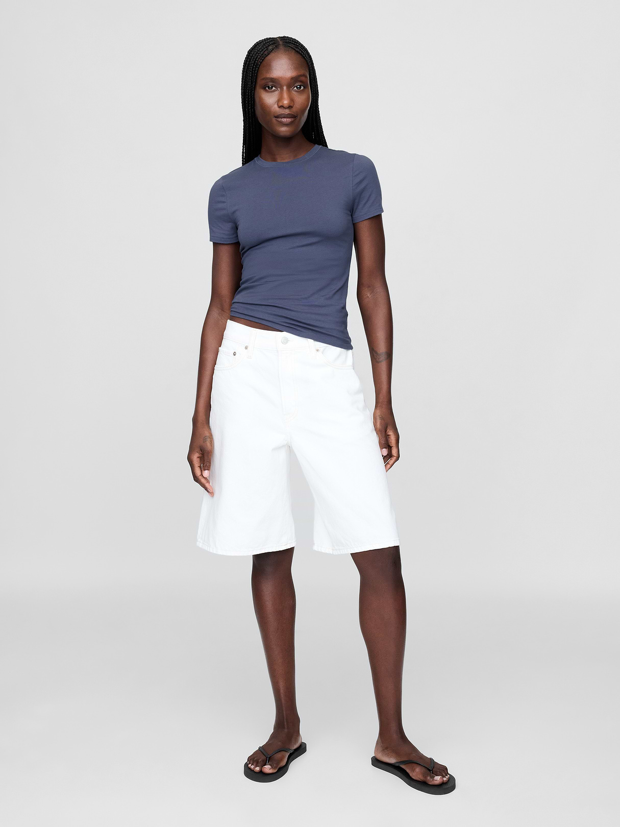 CloseKnit Jersey T-Shirt - Blue ridge