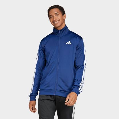 Men's adidas Dayready Full-Zip Track Jacket - Dark Blue