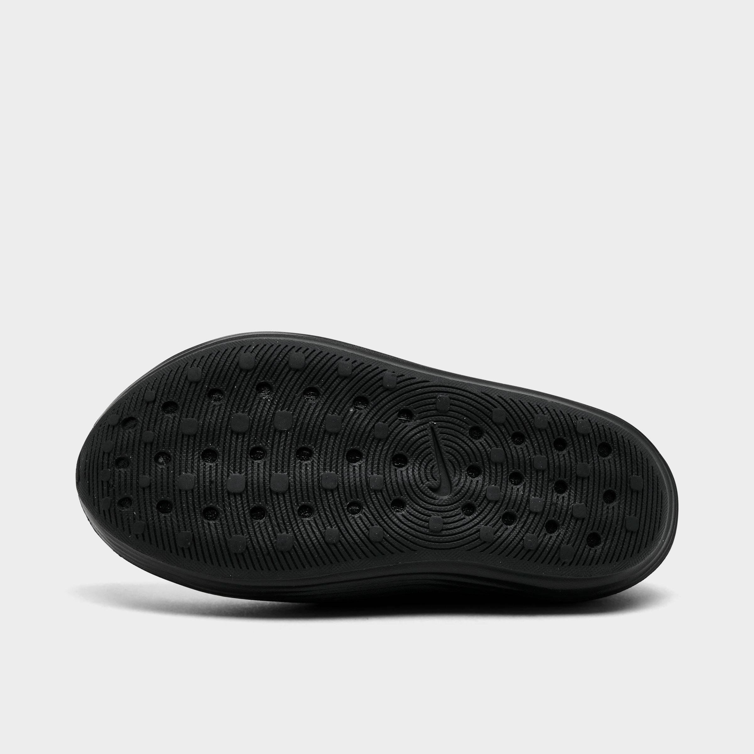 Big Kids' Nithtke ReactX Rejuven8 Recovery Casual Shoes - Black/Black/Black - Bottom view