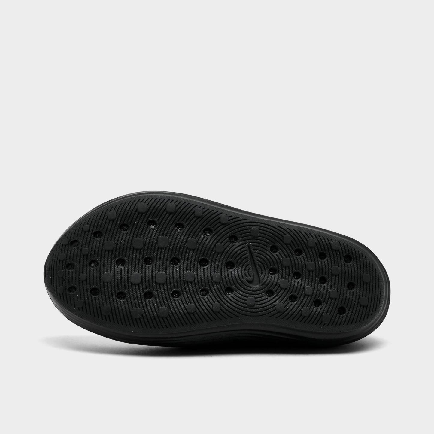 Big Kids' Nithtke ReactX Rejuven8 Recovery Casual Shoes - Black/Black/Black - Bottom view