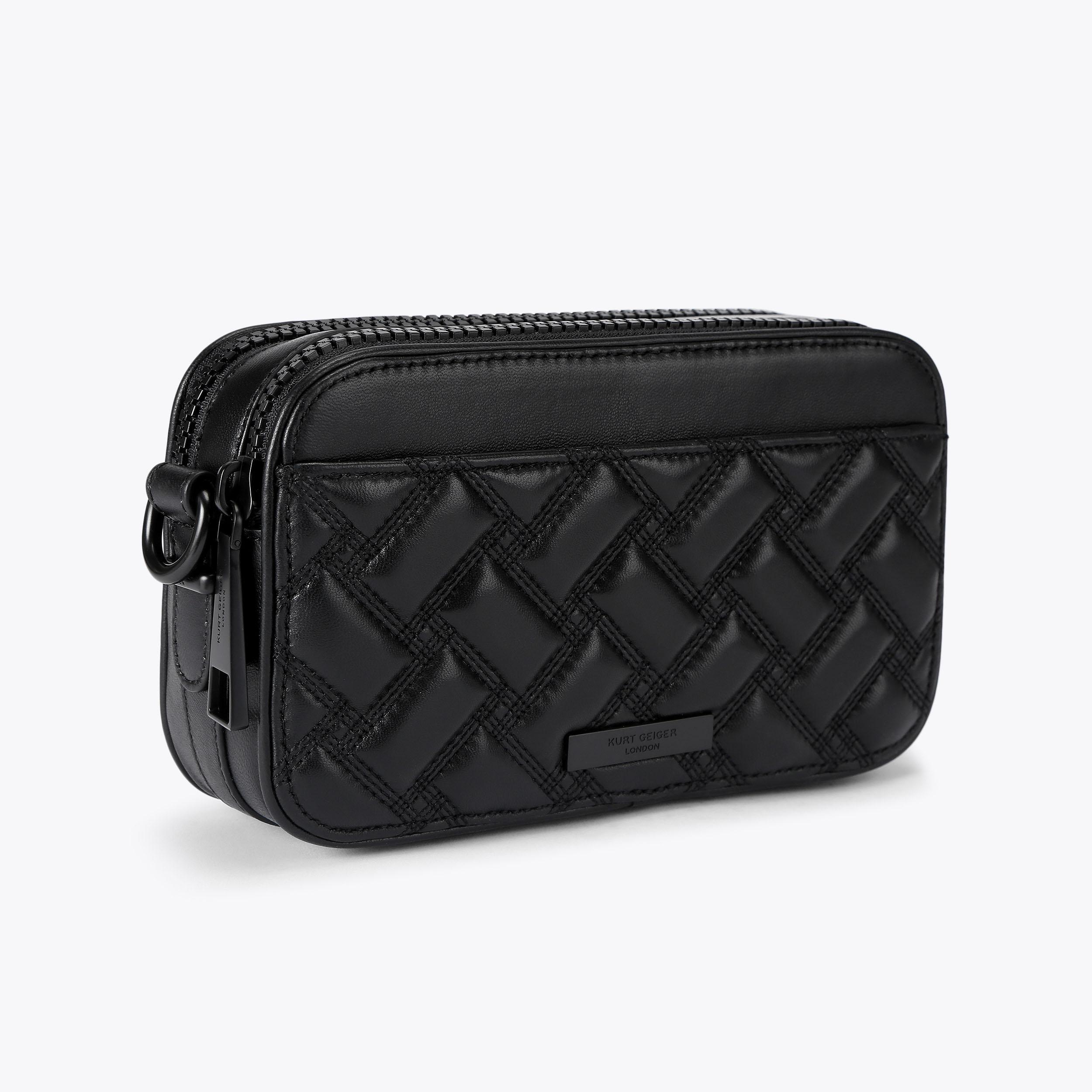 Kurt Geiger London Dual Zip Kensington Camera Bag - Black - view 4